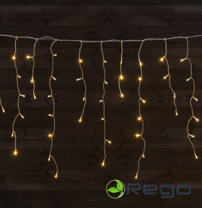 Finnlumor Ziemassvētku lāstekas 400LED silti baltas 4m