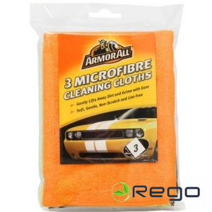 Armor All 3MF Cleaning Cloth, Mikrošķiedras lupatiņas, 3gb.