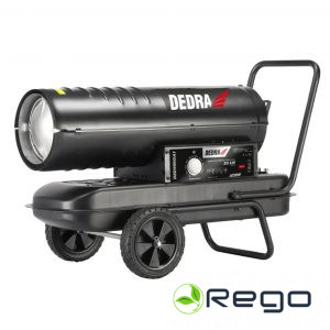 Dedra DED9950A1 20kW eļļas sildītājs, riteņi, rāmis, melns